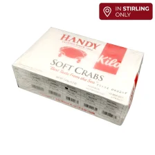 Frozen soft-shell crabs