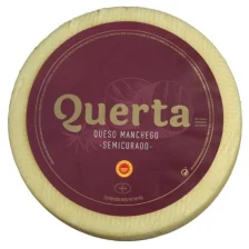 Manchego Cheese, Pasteurized Milk, Semi-Cured D.O.P. 'Querta' 3kg