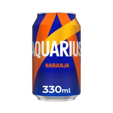 Aquarius Orange Drink Spain 330 x 8 cans